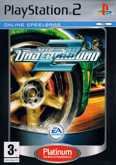 Need for Speed Underground 2 box art for Playstation 2